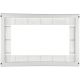 RO - Linea Blanca ® -Embellecedor marco microondas 60x40 cm – blanco