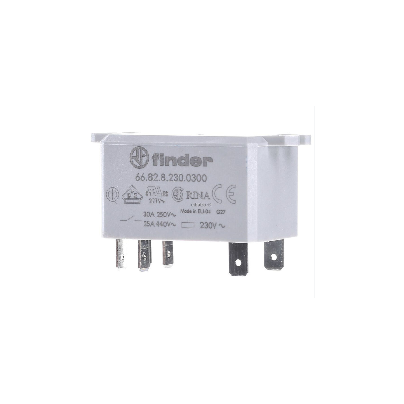 RO-Relé Potencia Bipolar 30A 230V + Adaptador