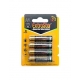 Pilas (EXTRASTAR)AA 1.5V BLIS 4pzs