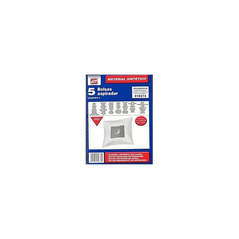 RO - Linea Blanca ® - 915674 B Aspirador, Fibras sintéticas, Blancoolsa