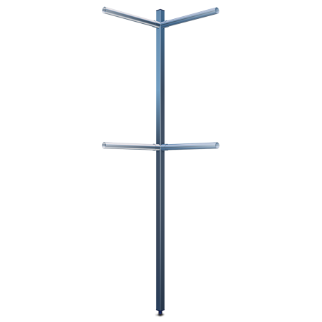 RO-Columna para tubo esquina 40x40x2000 mm.