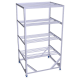 RO-Palet para embutidos 4 niveles 1153x953x2033 mm. Construido totalmente en acero galvanizado.