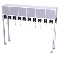 RO-Consigna para carros con taquillas de 2000x400x1240 mm.