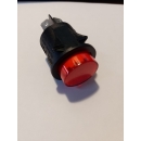 RO-Interruptor Rojo Ø25mm 230V Bipolar