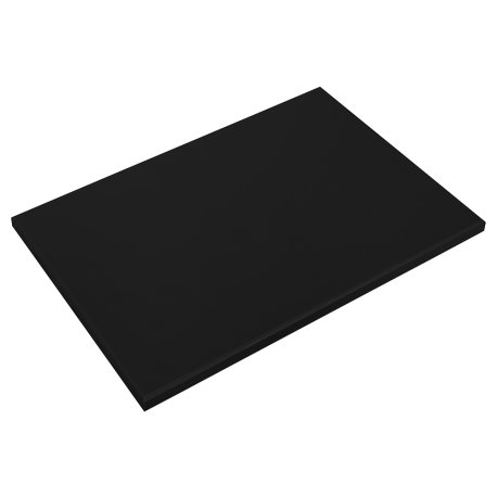 RO-Fibra estándar negra 400x300x30 mm. Con tacos.