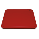 RO-Fibra chuletón roja 400x300x15 mm. Con tacos.