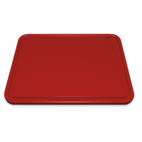 RO-Fibra chuletón roja 400x300x20 mm. Con tacos.