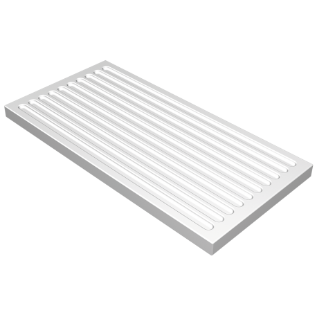 RO-Tabla panera fibra blanca 400x240x20 mm.