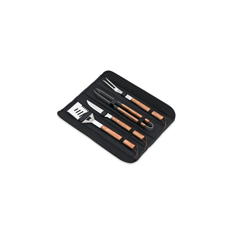 RO-Kit de útiles para barbacoa 550x250x50 mm.