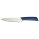RO-Utilitario cerámica blanca, mango azul 125 mm.