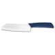 RO-Santoku cerámica blanca, mango azul 120 mm.