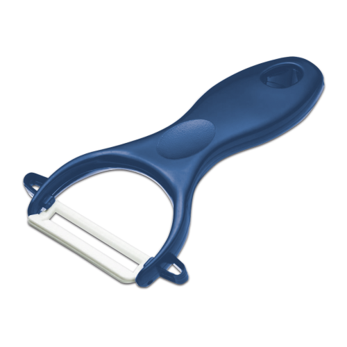 RO-Pelador cerámica blanca, mango azul