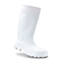 RO-Bota de agua uso alimentario PVC/Nitrilo blanca T38 caña alta