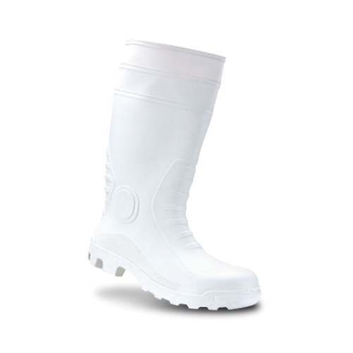 RO-Bota de agua uso alimentario PVC/Nitrilo blanca T40 caña alta