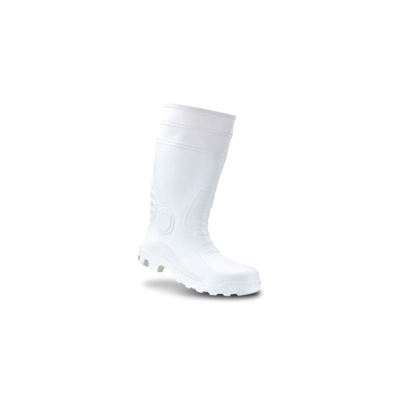 RO-Bota de agua uso alimentario PVC/Nitrilo blanca T44 caña alta